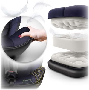 Fotelik samochodowy Nukido Aero Line czarno-granatowy 0-36 kg ISOFIX 9