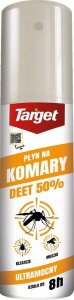 Płyn na komary, kleszcze i meszki  50% DEET  80 ml Target 1