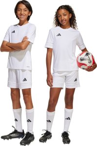 Spodenki dla dzieci adidas Squadra 25 białe JJ2423 116cm 1