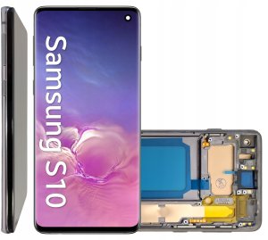 WYŚWIETLACZ EKRAN LCD DO TELEFONU SAMSUNG GALAXY S10 INCELL RAMKA CZARNA 8