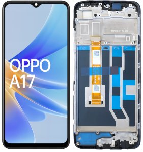 WYŚWIETLACZ EKRAN LCD SZYBKA DOTYK DO OPPO A17 RAMKA 1