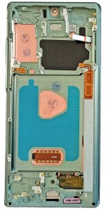 WYŚWIETLACZ EKRAN LCD DO SAMSUNG NOTE 20 OLED RAMKA ZIELONA 3