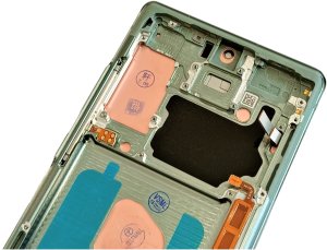 WYŚWIETLACZ EKRAN LCD DO SAMSUNG NOTE 20 OLED RAMKA ZIELONA 4