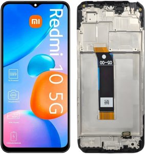 WYŚWIETLACZ EKRAN LCD DO XIAOMI REDMI 10 5G RAMKA 1