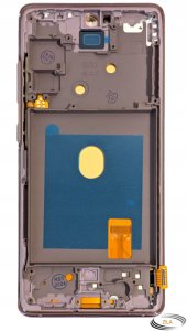 WYŚWIETLACZ EKRAN LCD DO SAMSUNG S20 FE 5G OLED RAMKA RÓŻOWA 2