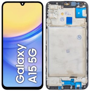 WYŚWIETLACZ EKRAN LCD DO SAMSUNG A15 5G OLED DUŻA POWIERZCHNIA EKRANU RAMKA 1