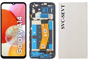 ORYGINAŁ WYŚWIETLACZ EKRAN LCD DO SAMSUNG GALAXY A14 4G RAMKA SM-A145P 9