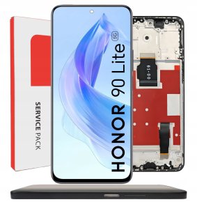 ORYGINAŁ WYŚWIETLACZ EKRAN LCD DO HONOR 90 LITE RAMKA CZARNA CRT-NX1 1