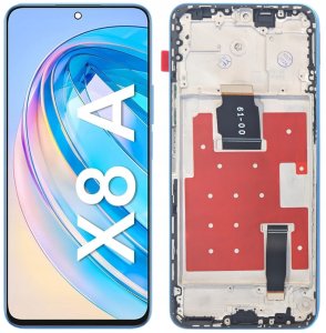 ORYGINAŁ WYŚWIETLACZ EKRAN LCD DO HONOR X8A RAMKA CRT-LX1 CRT-LX2 CRT-LX3 2