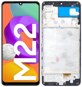 WYŚWIETLACZ EKRAN LCD DO SAMSUNG GALAXY M22 4G OLED RAMKA SM-M225FV 1