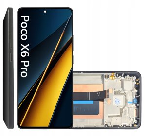 WYŚWIETLACZ EKRAN LCD SZYBKA DOTYK DO XIAOMI POCO X6 PRO OLED RAMKA CZARNY 8