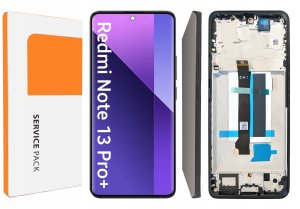 ORYGINAŁ WYŚWIETLACZ LCD DO XIAOMI REDMI NOTE 13 PRO PLUS RAMKA CZARNY 9