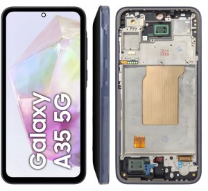WYŚWIETLACZ LCD SZYBKA DOTYK DO SAMSUNG GALAXY A35 5G OLED RAMKA NIEBIESKI 1