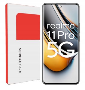 ORYGINAŁ WYŚWIETLACZ EKRAN LCD DOTYK DO REALME 11 PRO RAMKA CZARNY RMX3771 8