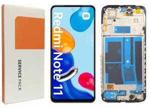 ORYGINAŁ WYŚWIETLACZ LCD DO XIAOMI REDMI NOTE 11 RAMKA 2201117TG 2201117TI 9