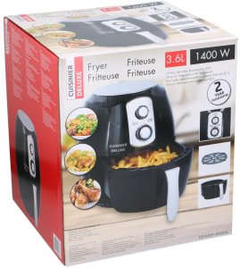 FRYTOWNICA BEZTŁUSZCZOWA 1400W 3,6L ALPINA 2