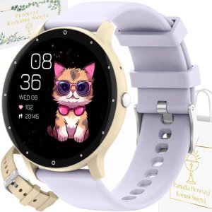 Zegarek dzieicięcy KOMUNIA SMARTWATCH - GT1-8 PRO YE/YE/VT 1