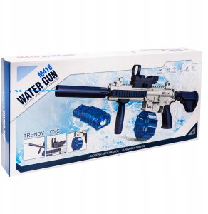 Karabin Pistolet Na Wodę Dla Dzieci Broń Wodna Sikawka Na Akumulator 2 Mag 6