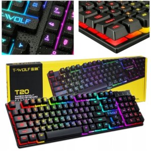 Klawiatura T-Wolf T-WOLF T20 Wired Gaming Keyboard RGB (EN) 19