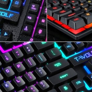 Klawiatura T-Wolf T-WOLF T20 Wired Gaming Keyboard RGB (EN) 4