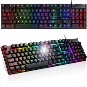 Klawiatura T-Wolf T-WOLF T20 Wired Gaming Keyboard RGB (EN) 10