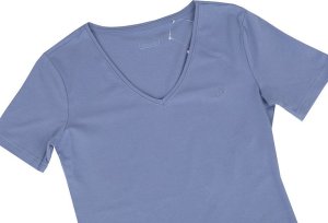 Koszulka damska 4F F1649 denim 4FWAW24TTSHF1649 32S M 4