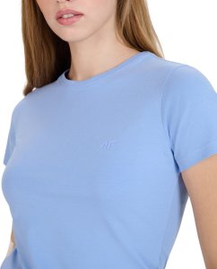 Koszulka damska 4F F2255 niebieska 4FWMM00TTSHF2255 32S L 3
