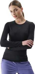 Koszulka damska 4F Longsleeve FNK F324 głęboka czerń 4FRSS25TFLOF324 20S M 1