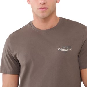 Koszulka męska 4F M1974 brązowowa 4FWSS25TTSHM1974 80S M 4