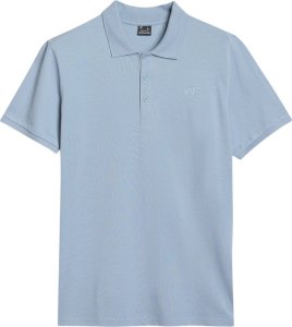 Koszulka męska polo 4F M407 jasnoniebieska 4FWSS25TPTSM407 34S L 2