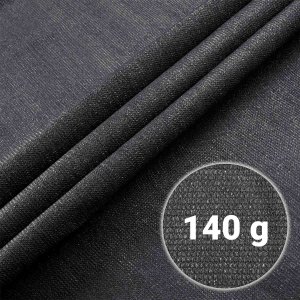 Siatka cieniująca 1,5x25m 140g/m2 + 50 zacisków szara 3
