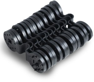 Siatka cieniująca 1,5x25m 140g/m2 + 50 zacisków szara 8