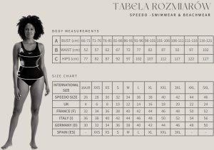 Damski strój kostium kąpielowy Speedo Spdscu Aquanite AF rozmiar 36/12 7