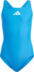 Kostium kąpielowy dla dziewczynki adidas Solid Small Logo niebieski IT2714 164cm 1
