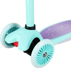 Hulajnoga dziecięca podświetlana led Nils Fun HLB1310 fioletowa 6