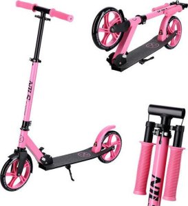 Hulajnoga miejska składana koła 200mm ABEC-7 Nils Extreme HM2009 różowa 2