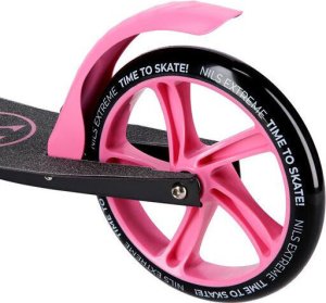 Hulajnoga miejska składana koła 200mm ABEC-7 Nils Extreme HM2009 różowa 7