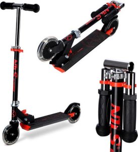 Hulajnoga miejska składana świecące koła LED 120mm ABEC-7 Nils Extreme HD120L 2