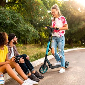 Hulajnoga miejska z hamulcem tarczowym Nils Extreme HM124T turkusowa 3