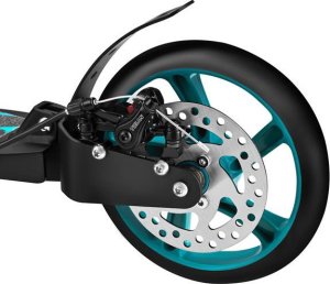 Hulajnoga miejska z hamulcem tarczowym Nils Extreme HM124T turkusowa 8