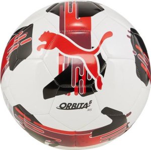 Piłka nożna Puma Orbita 6 MS biało-czerwona 84335 04 5 1
