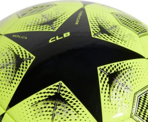 Adidas Piłka nożna adidas UCL Club 24/25 Knockout Stages żółto-czarna JH1282 4 4