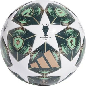 Piłka nożna adidas UCL League 24/25 Knockout Stages zielono-biała JH1296 4 1