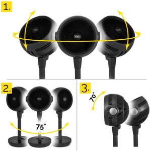 Termowentylator Yoer Farelka elektryczna Grzejnik Yoer 1800W +Timer TRYB ENERGOOSZCZĘDNY Tryb 3D 5