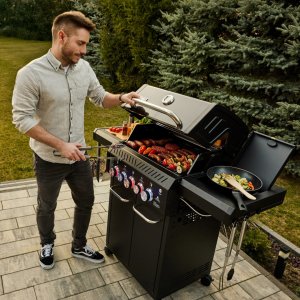 Yoer BeefChef GG06BK Grill ogrodowy gazowy 17.65 kW 58 cm x 43 cm 4