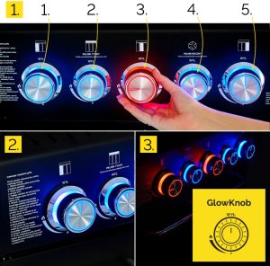 Yoer BeefChef GG06BK Grill ogrodowy gazowy 17.65 kW 58 cm x 43 cm 8