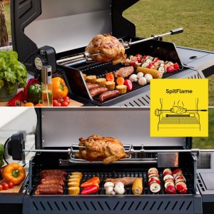 Yoer BeefBaron GG05BK Grill ogrodowy gazowy 25 kW 88 cm x 43 cm 11