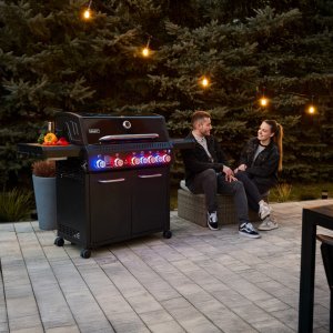 Yoer BeefBaron GG05BK Grill ogrodowy gazowy 25 kW 88 cm x 43 cm 12