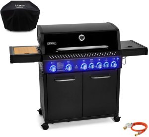 Yoer BeefBaron GG05BK Grill ogrodowy gazowy 25 kW 88 cm x 43 cm 16