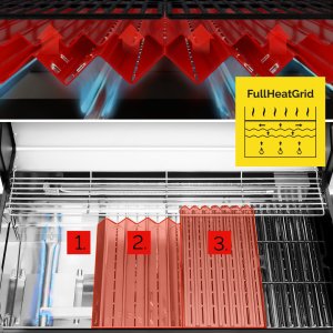 Yoer BeefBaron GG05BK Grill ogrodowy gazowy 25 kW 88 cm x 43 cm 6